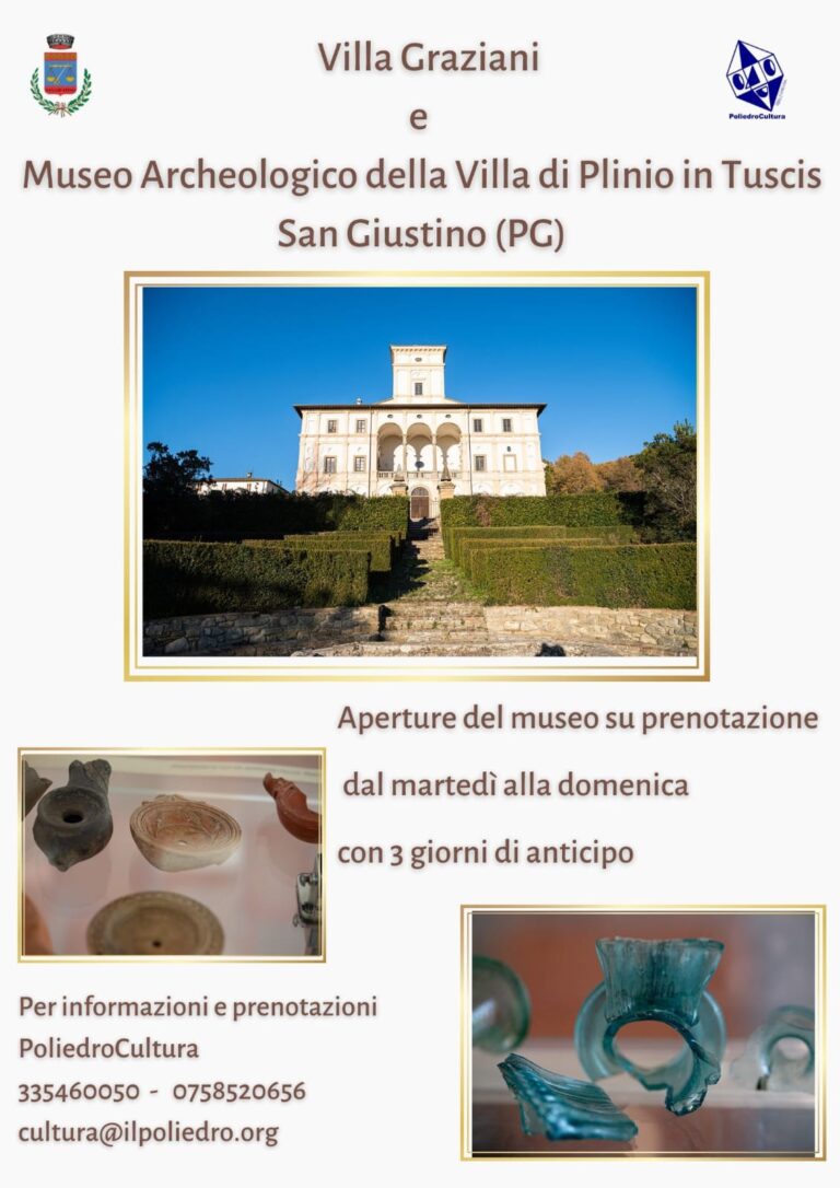 San Giustino – Riapre al pubblico il Museo di Villa Plinio in Tuscis 