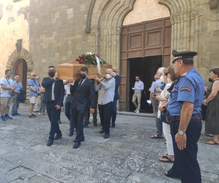 Tanta gente a Sansepolcro, per l’ultimo saluto al professor Franco Polcri