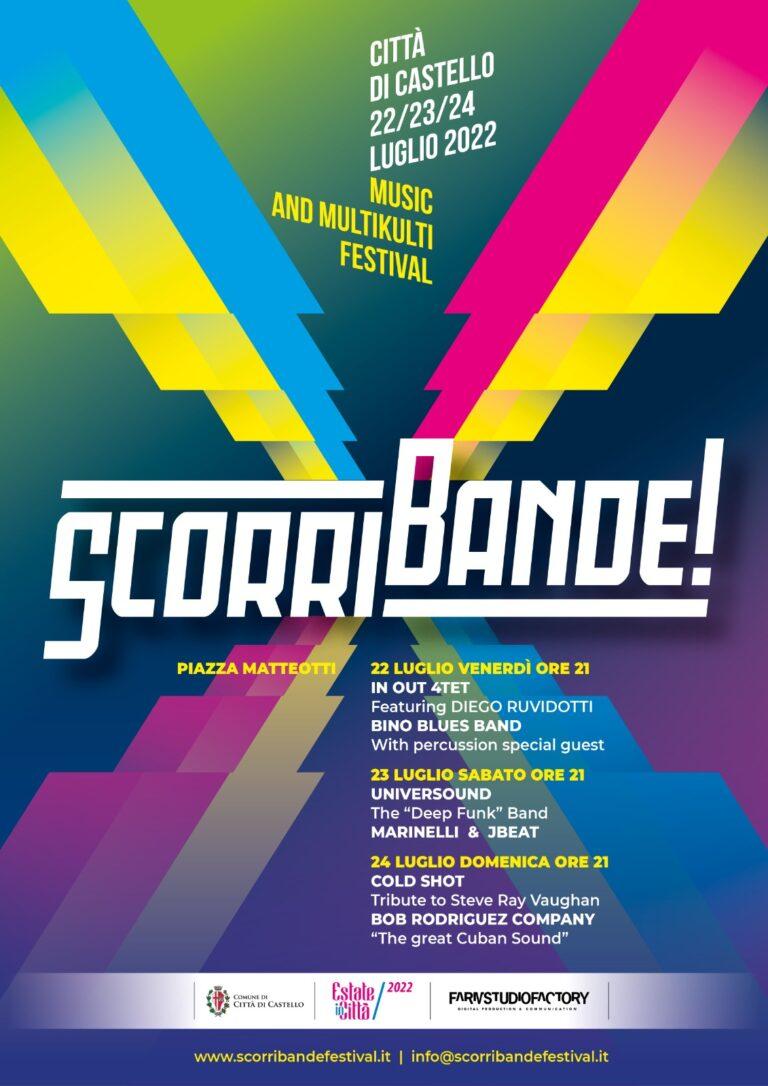 Domani Venerdì 22 Luglio nel centro storico in piazza Matteotti, prendera’ il via “Scorribande Festival” 