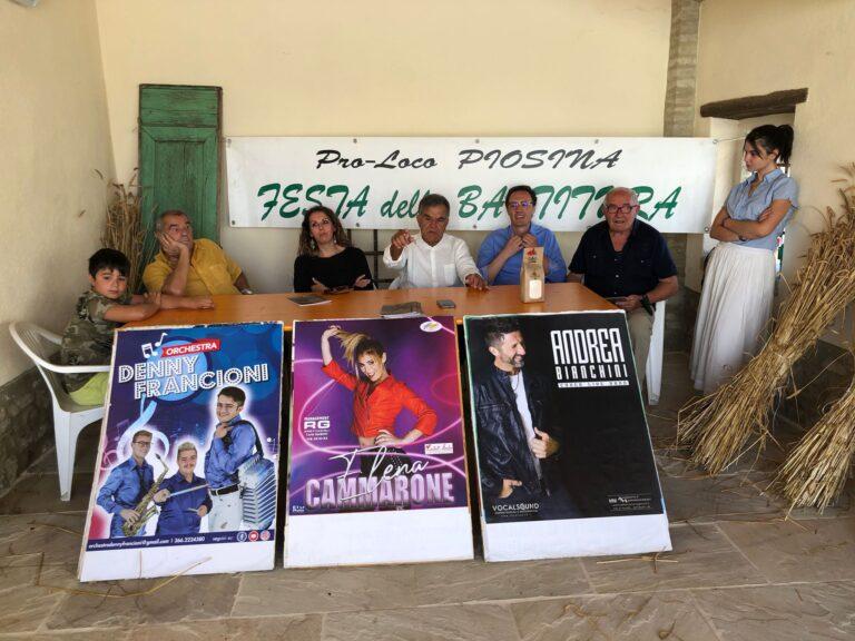 39esima edizione della rievocazione storica, “La battitura”, dal 14 al 17 Luglio a Piosina – Presentato il ricco programma di iniziative