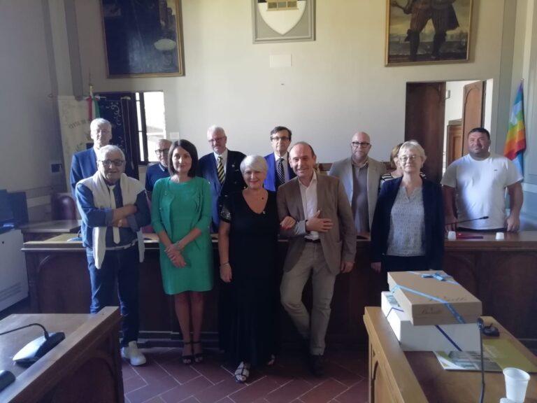 Neuchatel e Vise’ ricevuti a Palazzo delle Laudi