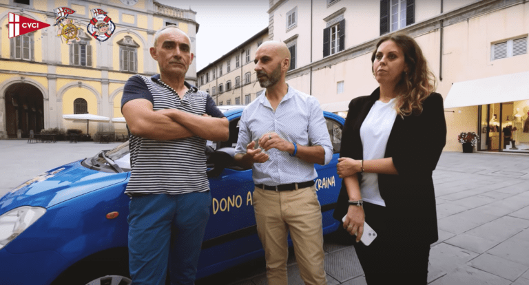 Solidarietà: Consegnata nei giorni scorsi, alla Comunità Ucraina locale, una vettura in occasione di un aperitivo organizzato dal Circolo Velico