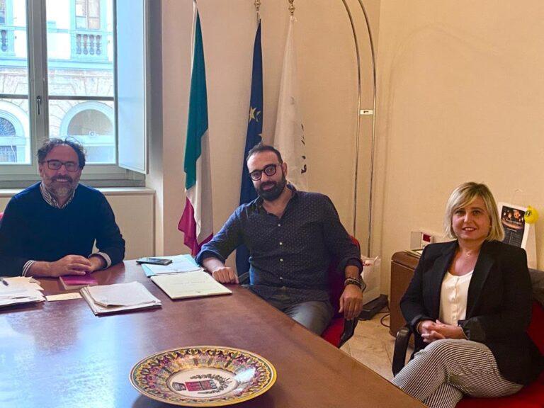 Ricevuto in Comune il neopresidente dell’Accademia dei Riuniti Michele Magrini Alunno