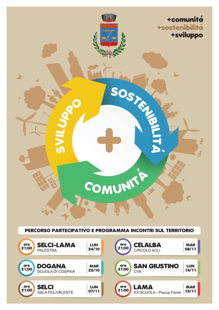 Comunità, Sostenibilità, Sviluppo. A San Giustino l’amministrazione programma una serie di incontri nel territorio