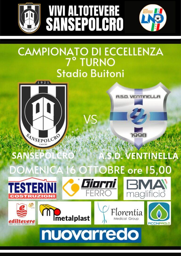 Calcio eccellenza umbra: domani al Buitoni è sfida tra Sansepolcro e Ventinella. Bianconeri chiamati a confermarsi