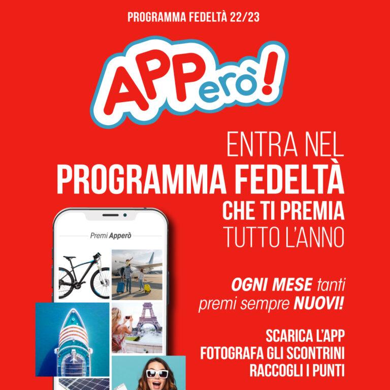 APPERÒ, l’esclusivo programma fedeltà annuale nei centri commerciali del gruppo Ethos