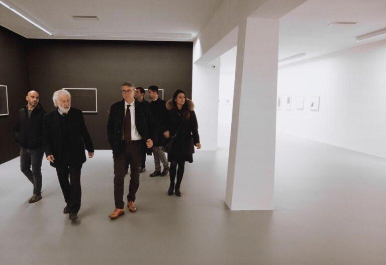 Il Procuratore della Repubblica di Perugia, Raffaele Cantone in visita ai musei Burri agli ex-seccatoi 