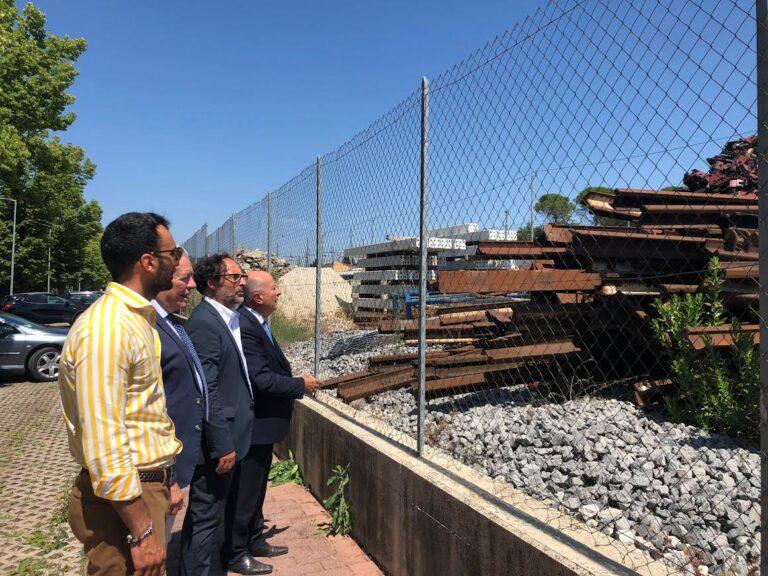 Rimossi i detriti dei lavori della ex Fcu tra via Battisti e il sottopassaggio di via Martiri della Libertà ad Umbertide