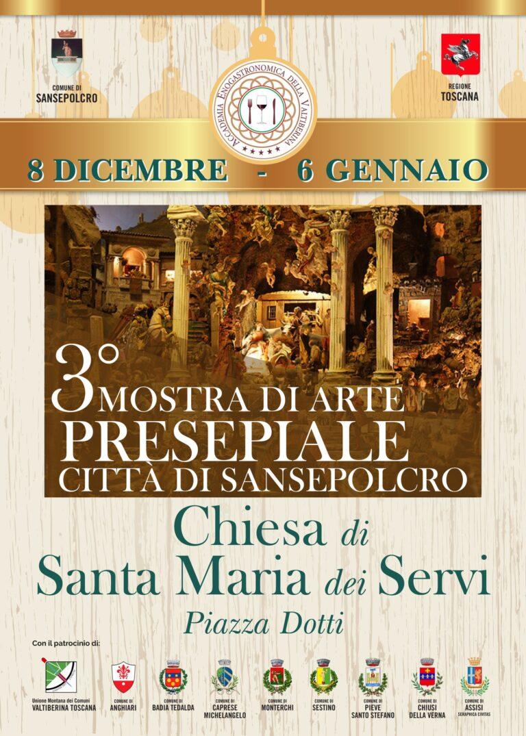 Presentata a Palazzo delle Laudi la terza edizione della Mostra di Arte Presepiale “Città di Sansepolcro”