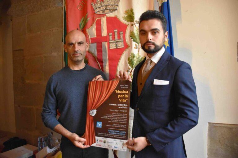 “Musica per la vita” : serata in musica e solidarietà al teatro comunale degli Illuminati, Sabato 14 Gennaio alle ore 21 su iniziativa dell’associazione “Comitato per la vita Daniele Chianelli”
