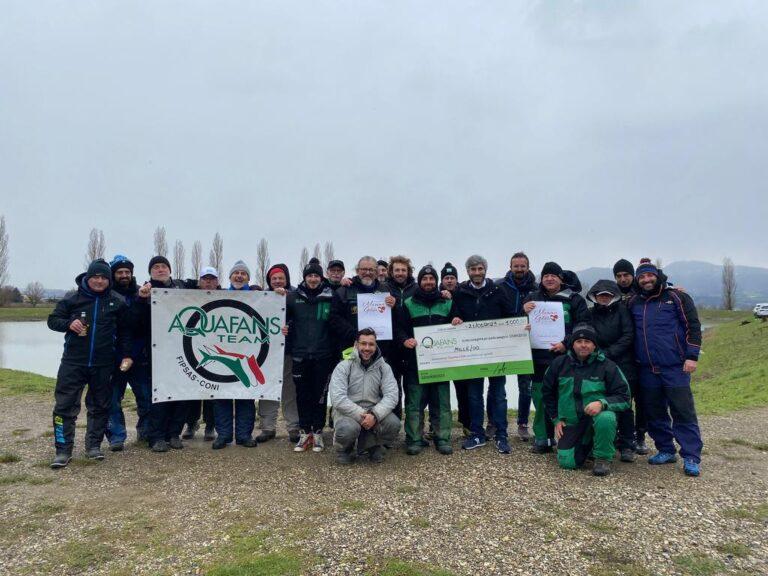 Pescatori “solidali” hanno sfidato la neve, il freddo e le temperature polari per partecipare ad una gara di beneficenza in favore del progetto “Tessere abbracci .. uno sguardo verso il Perù’”