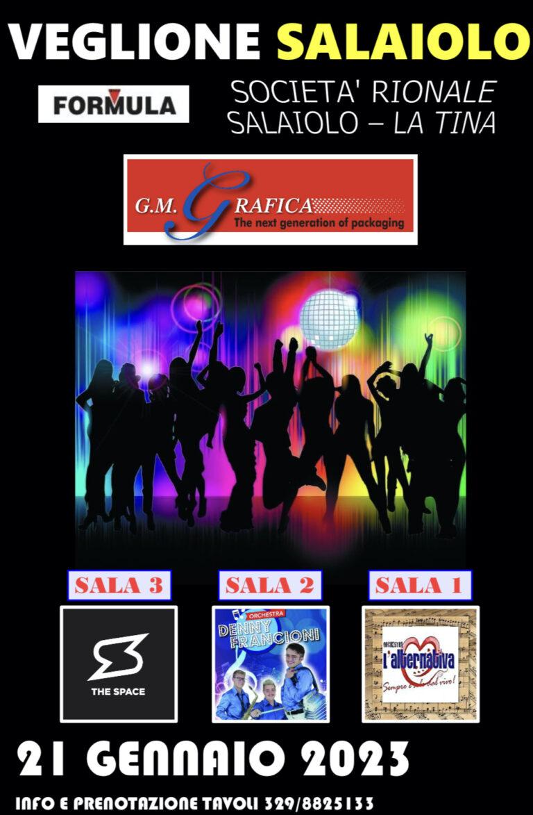 Sabato 21 gennaio, al Formula,  torna il veglione Salaiolo