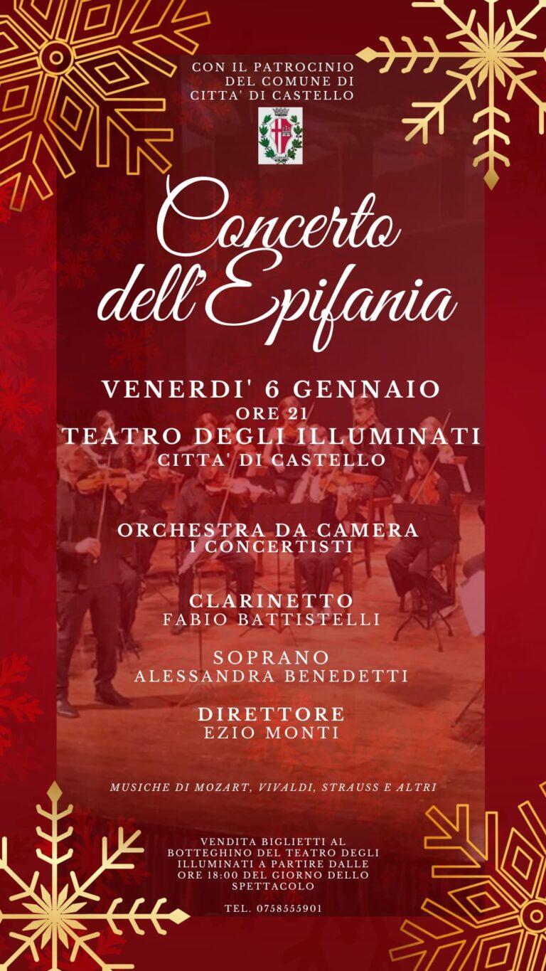 La grande musica al Teatro degli Illuminati e nuove aperture per il centro Pillitu Meroni – Concerto dell’Epifania, venerdì 6 gennaio, alle ore 21.00, con “l’Orchestra da Camera i Concertisti”, con la partecipazione del maestro, Fabio Battistelli al clarinetto, soprano, Alessandra Benedetti, Ezio Monti, direttore.