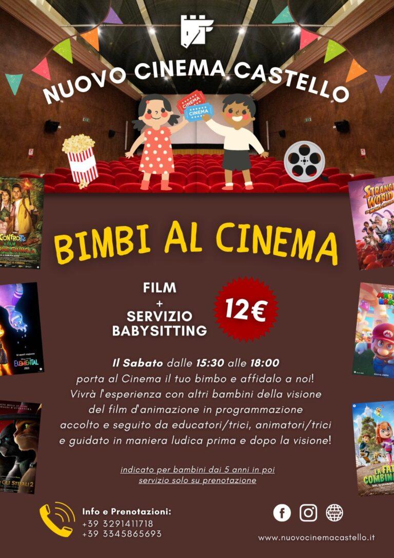 Bimbi al cinema – “Da Sabato 7 gennaio tutti i sabati bambini al Nuovo Cinema Castello al via un nuovo servizio a portata di “famiglia”