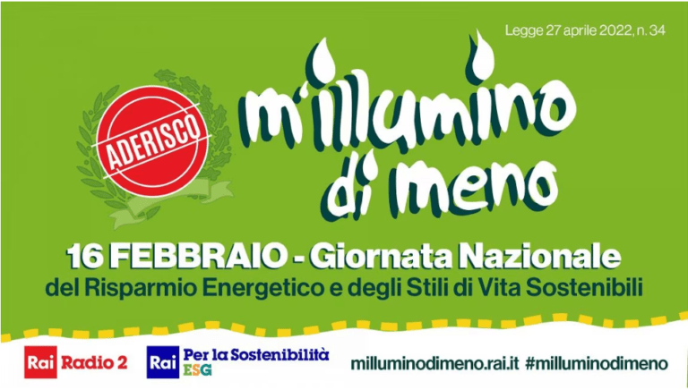 Il Comune di Sansepolcro aderisce a “M’illumino di meno”, la giornata nazionale del risparmio energetico