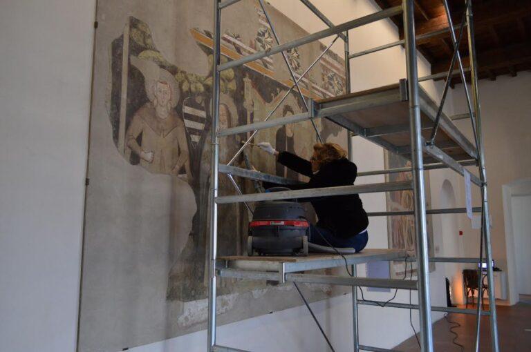 Nuova luce per gli affreschi del Museo Civico