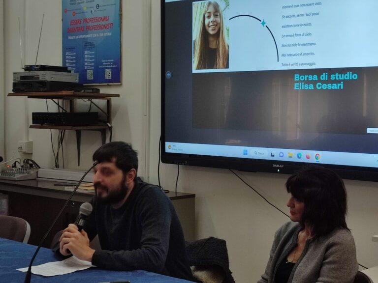 Lo scorso 23 febbraio la consegna Borse di Studio in ricordo di Elisa Cesari