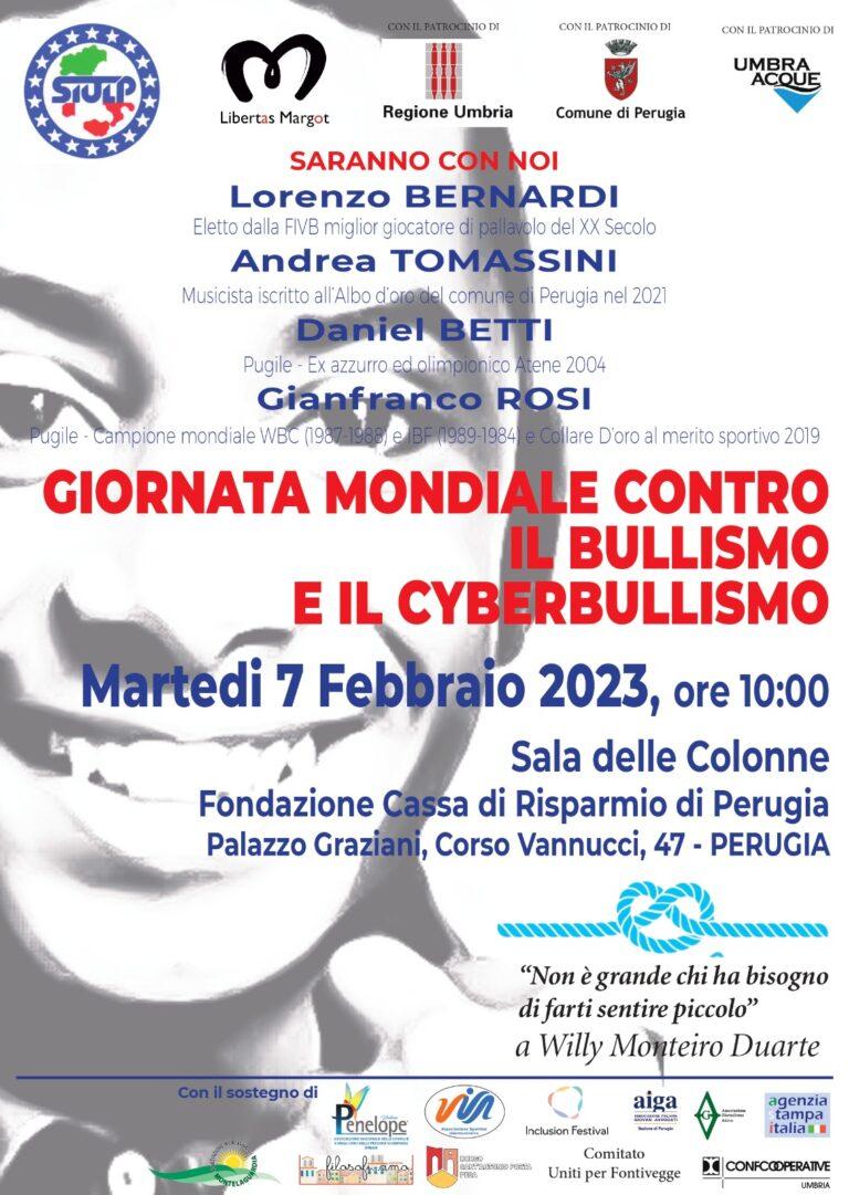 <strong>Martedì 7 febbraio : giornata mondiale contro il bullismo e il cyberbullismo  in memoria di Willy Monteiro Duarte</strong>