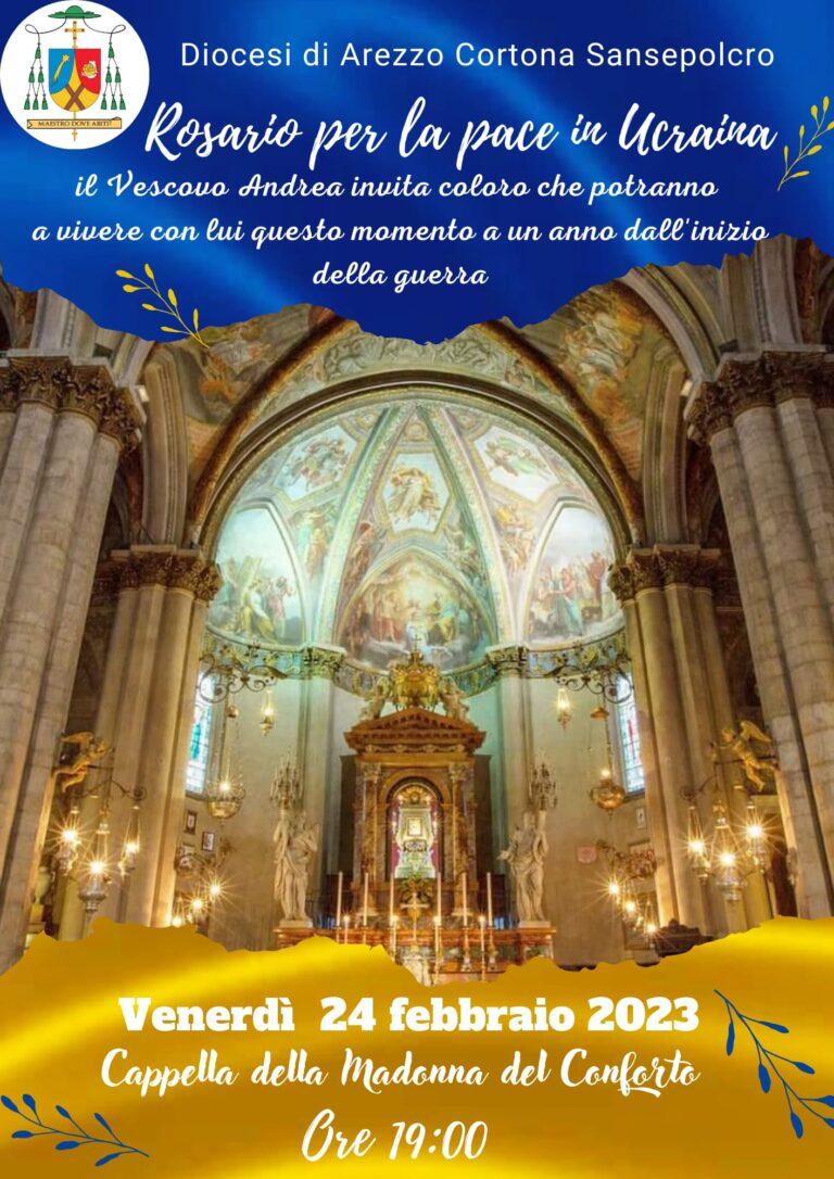 Rosario per la pace in Ucraina. Venerdì 24 febbraio nella Cappella della Madonna del Conforto