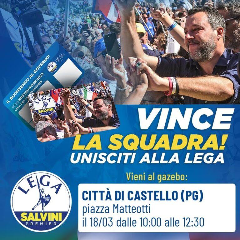 La Lega Altotevere torna in piazza, Baglioni: “Campagna tesseramento e due raccolte firme”