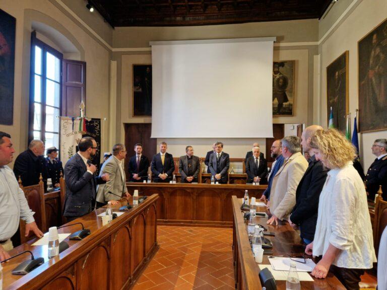 Ieri a palazzo delle Laudi ospite il Vescovo Andrea Migliavacca