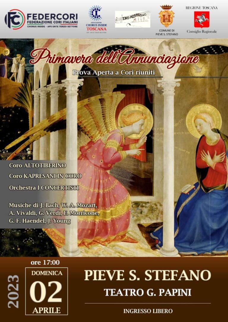 Il ccapodanno dell’annunciazione anche a Pieve Santo Stefano