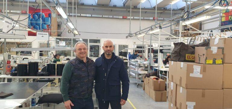 Il sindaco Secondi in visita alla Ego srl