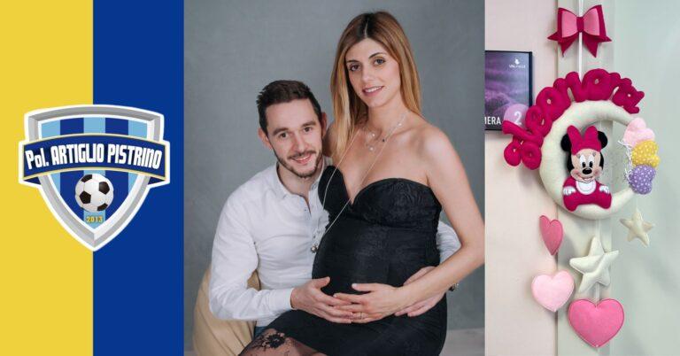 Fiocco rosa in casa Polisportiva Pistrino: è nata Eleonora