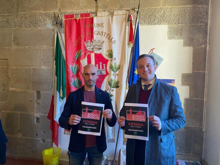 Anche il sindaco di Città di Castello Luca Secondi invita a votare per Citerna l’unico borgo umbro a partecipare alla competizione Rai “Borgo dei Borghi”