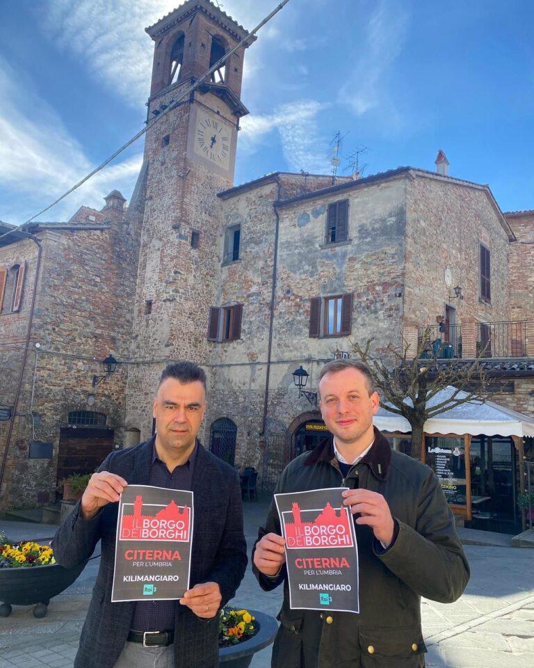 Anche il Sindaco di Montone e presidente di GAL Alta Umbria Mirco Rinaldi sostiene Citerna nella competizione del Borgo dei Borghi