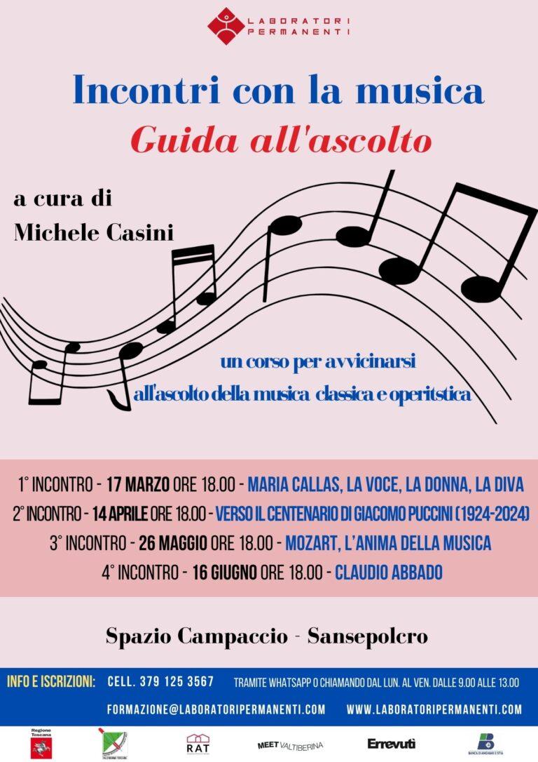 Laboratori Permanenti: in partenza un nuovo corso di formazione condotto da Michele Casini