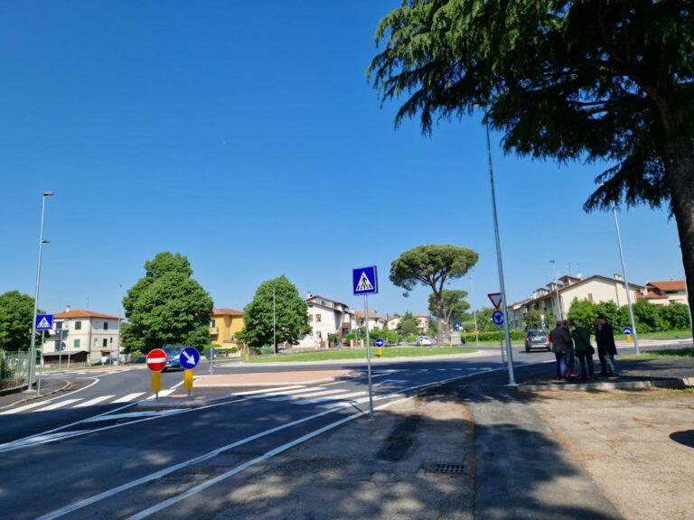 Sansepolcro: viabilità cittadina, terminata la rotatoria di Via Visconti, al via il secondo stralcio di progetto