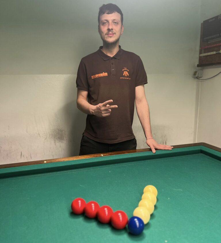 Mattia Massetti si laurea campione regionale di terza categoria specialità boccette