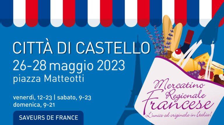 Colori, sapori e profumi della Francia a Citta’ di Castello – Da venerdi 26 a domenica 28 maggio Il “mercatino regionale francese” in piazza Matteotti