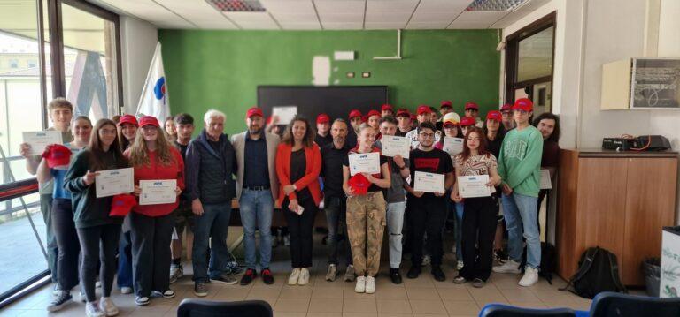 Progetto Avis: consegnati gli attestati di partecipazione ai ragazzi del Polo tecnico Franchetti Salviani