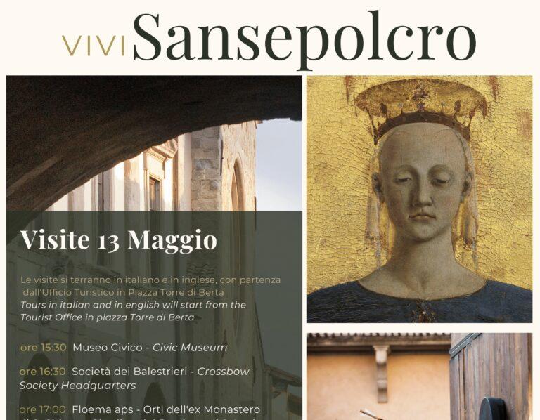 Il 13 Maggio, nuovo appuntamento con  alla scoperta di Sansepolcro