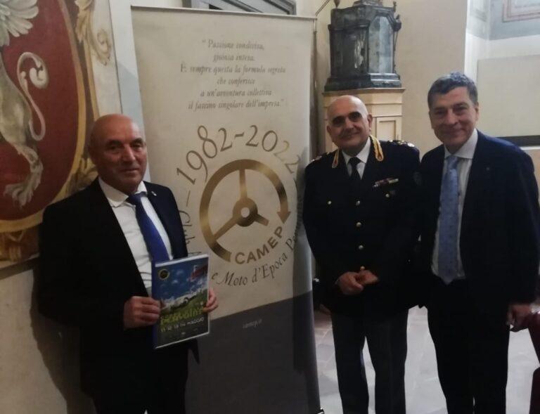 Auto storiche: coppa Perugina, anche il comune di Sansepolcro a Perugia per la conferenza stampa di presentazione
