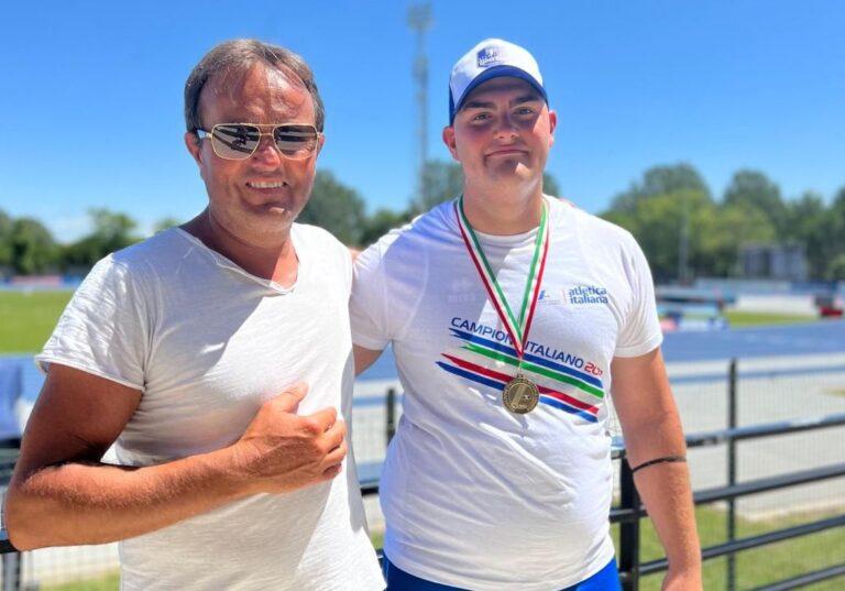 Atletica: Mattia Pasquetti si è laureato Campione Italiano di getto del peso nella categoria allievi