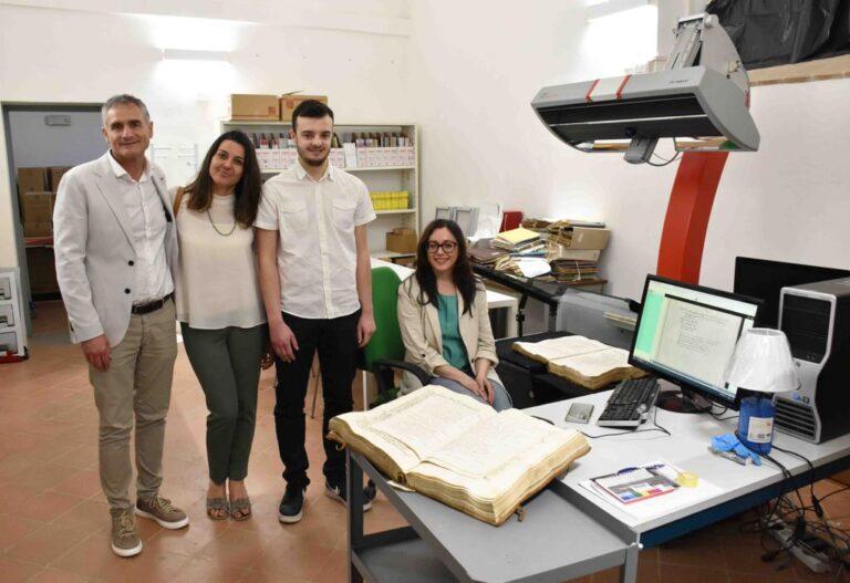 A Città di Castello oltre 100mila digitalizzazioni di Fondo Antico Archivio Storico, Biblioteca e Archivio dei baroni Franchetti. Botteghi e Braccalenti: “La tecnologia digitale per preservare l’antico e renderlo disponibile”