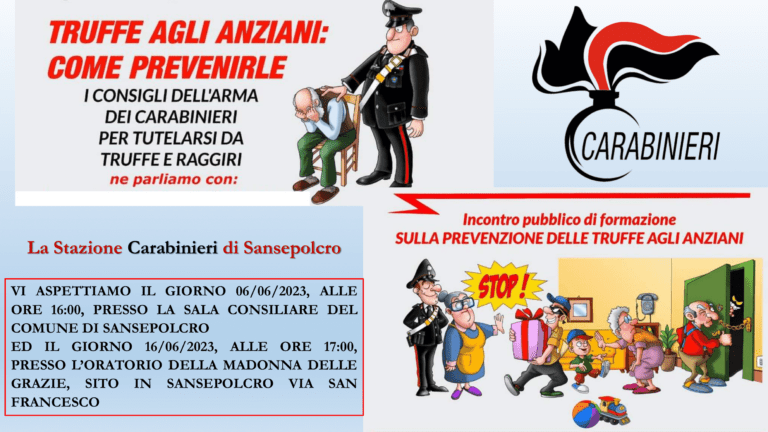 Truffe agli anziani, via agli incontri con la cittadinanza