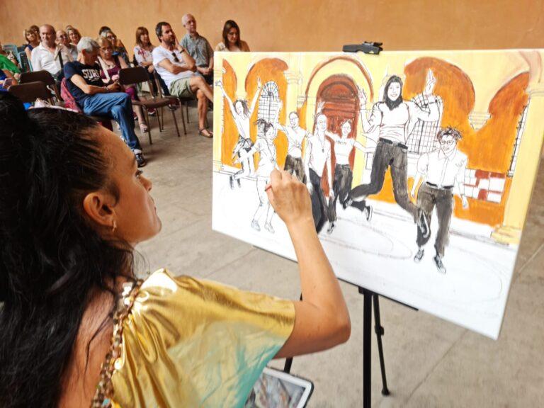 Con emozioni “oltre i confini” l’artista tifernate Moira Lena Tassi conquista il cuore dei bolognesi