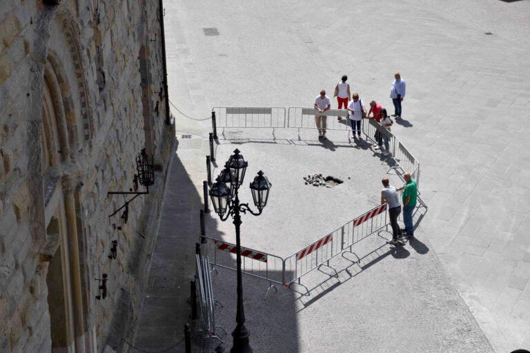 Danneggiamento della pavimentazione di Piazza Venanzio Gabriotti: nota assessorato ai Lavori Pubblici, Riccardo Carletti.