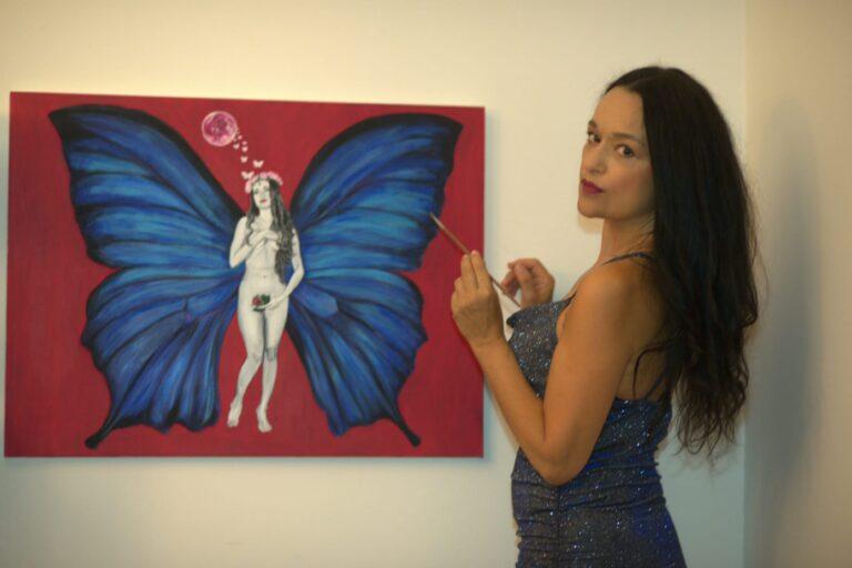 La performance ” respect” ideata da Moira Lena Tassi alla “notte fucsia”