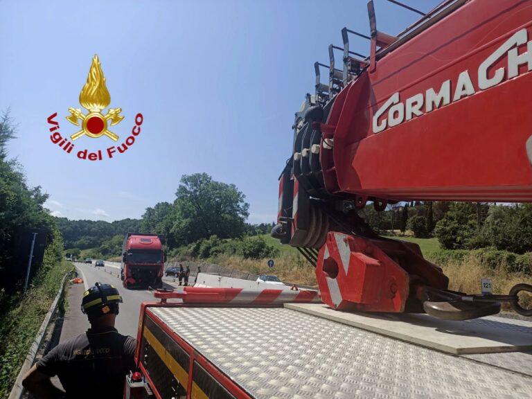 La strada statale 3bis “Tiberina” (E45) è temporaneamente chiusa in entrambe le direzioni a Città di Castello