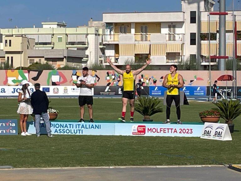 Atletica Libertas: Giovanni Faloci si conferma campione italiano nel lancio del disco