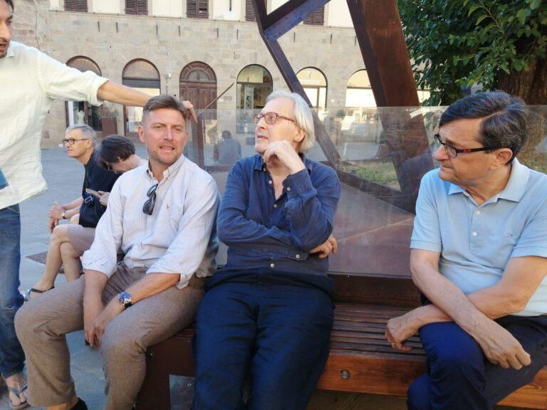 Vittorio Sgarbi a Sansepolcro per progettare una nuova mostra itinerante