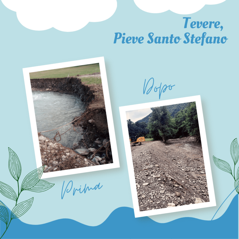 Conclusa la prima parte dei lavori sul Tevere. In sicurezza infrastrutture, abitazioni e terreni agricoli