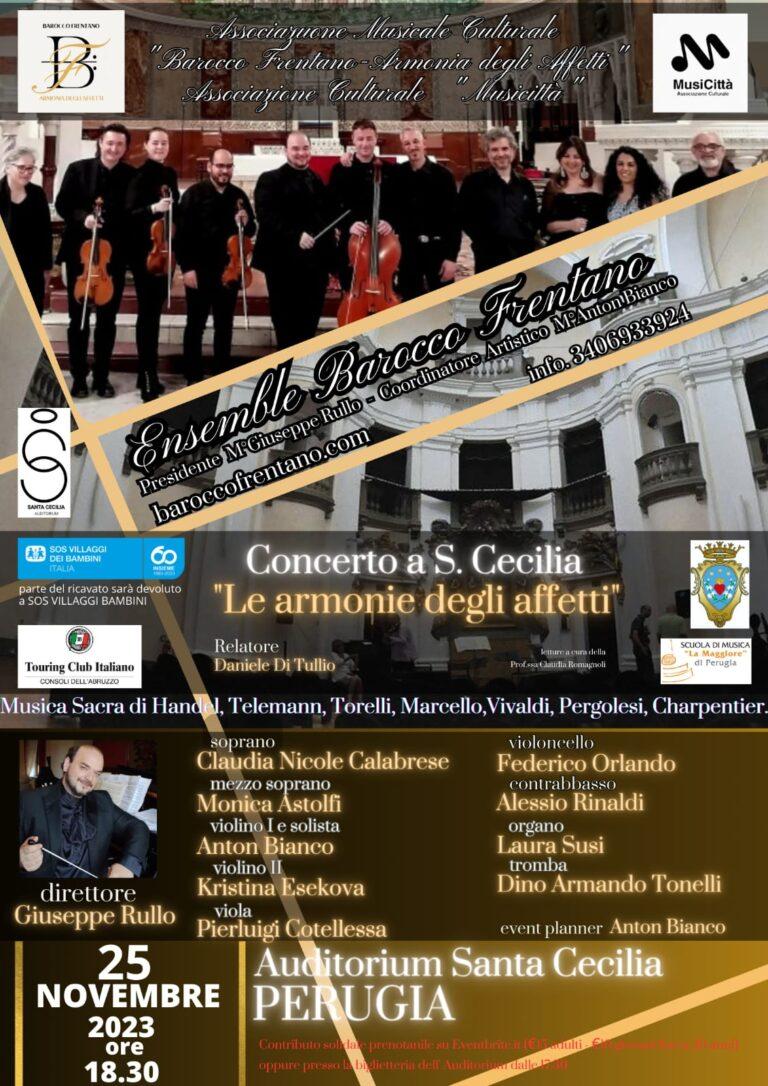 Sabato 25 novembre, l’ Associazione Culturale MusiCittà presenta l’Ensemble Barocco Frentano.