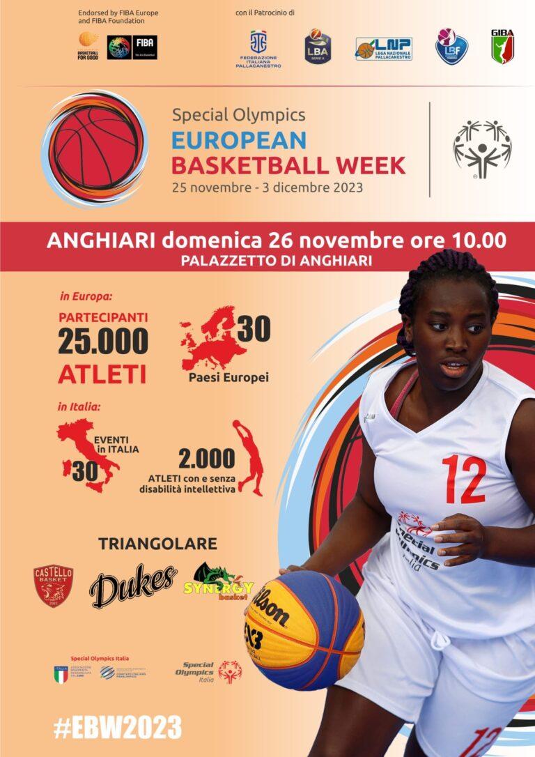 Special Olympics: il palazzetto di Anghiari ospiterà uno dei trenta eventi previsti a livello nazionale