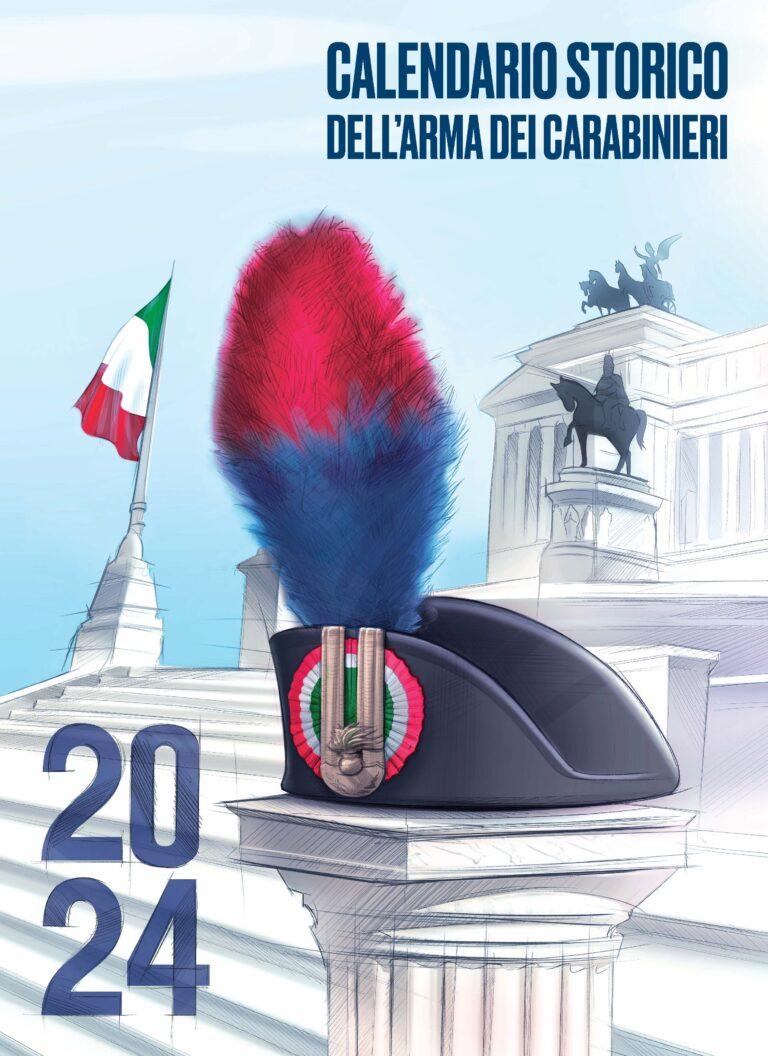 Il Calendario Storico dei Carabinieri, realizzato con il contributo di Gramellini e di Pininfarina, e i prodotti editoriali del 2024